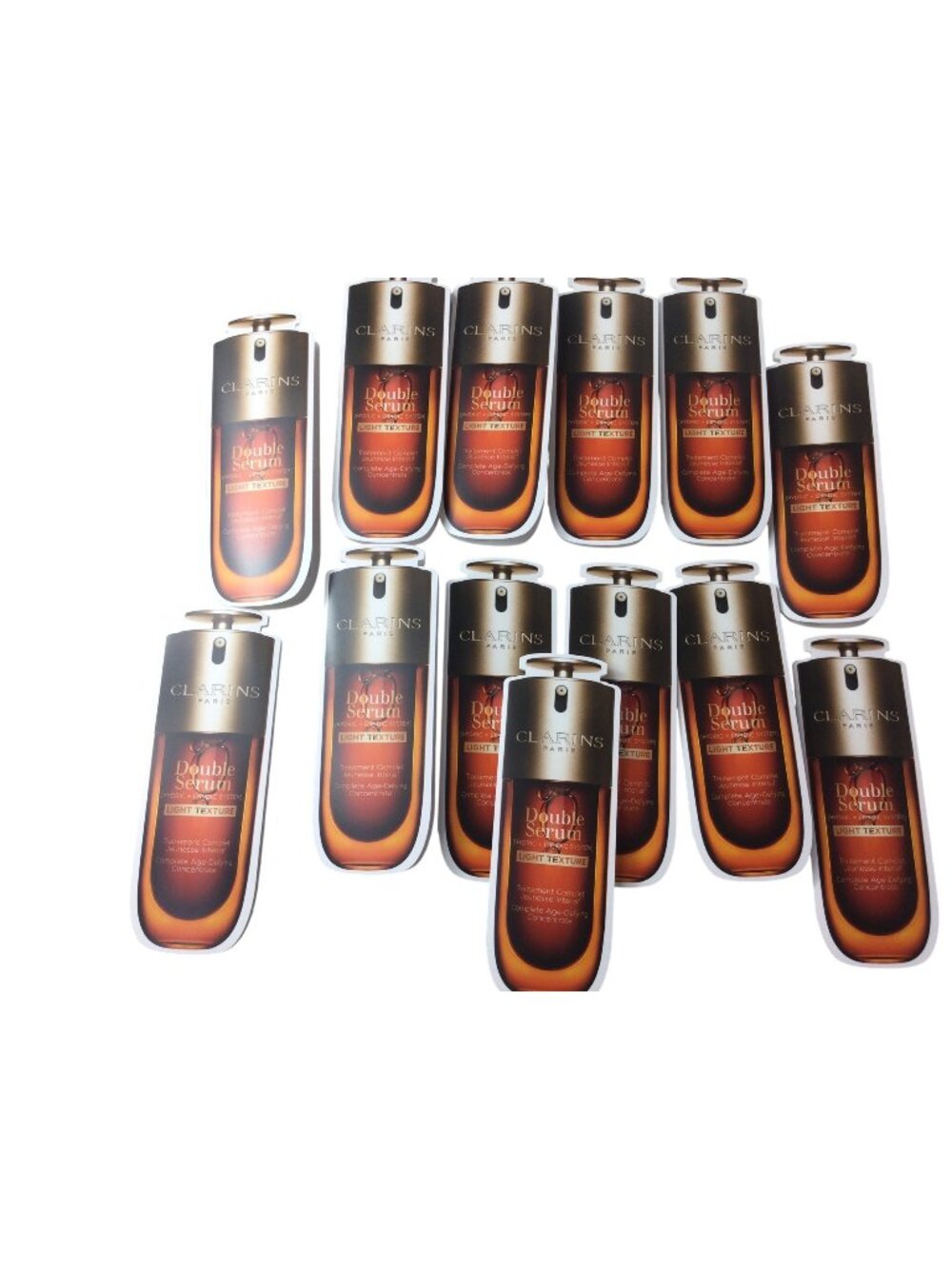 Clarins Double Serum Light Texture Anti-Aging Concentrate 0.03 oz*13 Samples*New